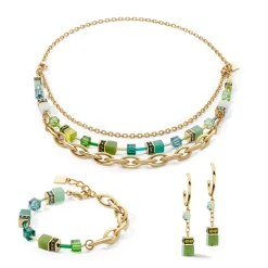 COEUR DE LION Festliche Kollektion-Armband Festliche Schicht Grün