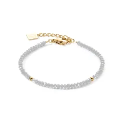 COEUR DE LION Mix&And&Match-Armbänder-Armband Little Twinkle Gold-Eisblau