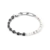 COEUR DE LION Unisex Edition-Armband Precious Fusion Pearls Schwarz