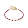 COEUR DE LION Festliche Kollektion-Armband Twinkle Princess Gold-Rot