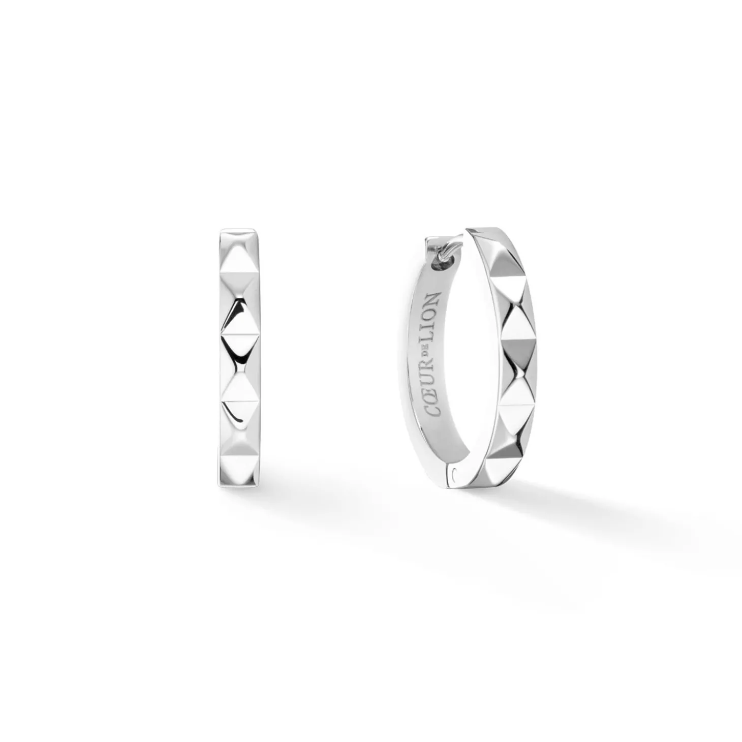 COEUR DE LION Coeur Essentials-Creolen Spikes 23 Silber