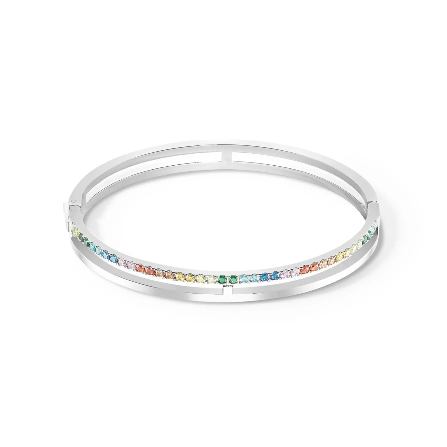 COEUR DE LION Armreifen-Eternal Unity Armreif Silber-Mehrfarbig