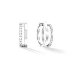 COEUR DE LION Coeur Essentials-Eternal Unity Hoops Silber-Kristall