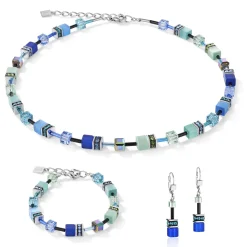 COEUR DE LION Geocube® Tone&In&Tone-Geocube® Armband Blau-Grün