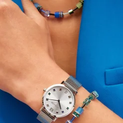 COEUR DE LION Geocube® Tone&In&Tone-Geocube® Armband Blau-Grün