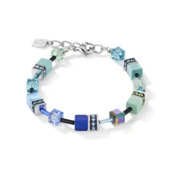 COEUR DE LION Geocube® Armbänder-Geocube® Armband Blau-Grün