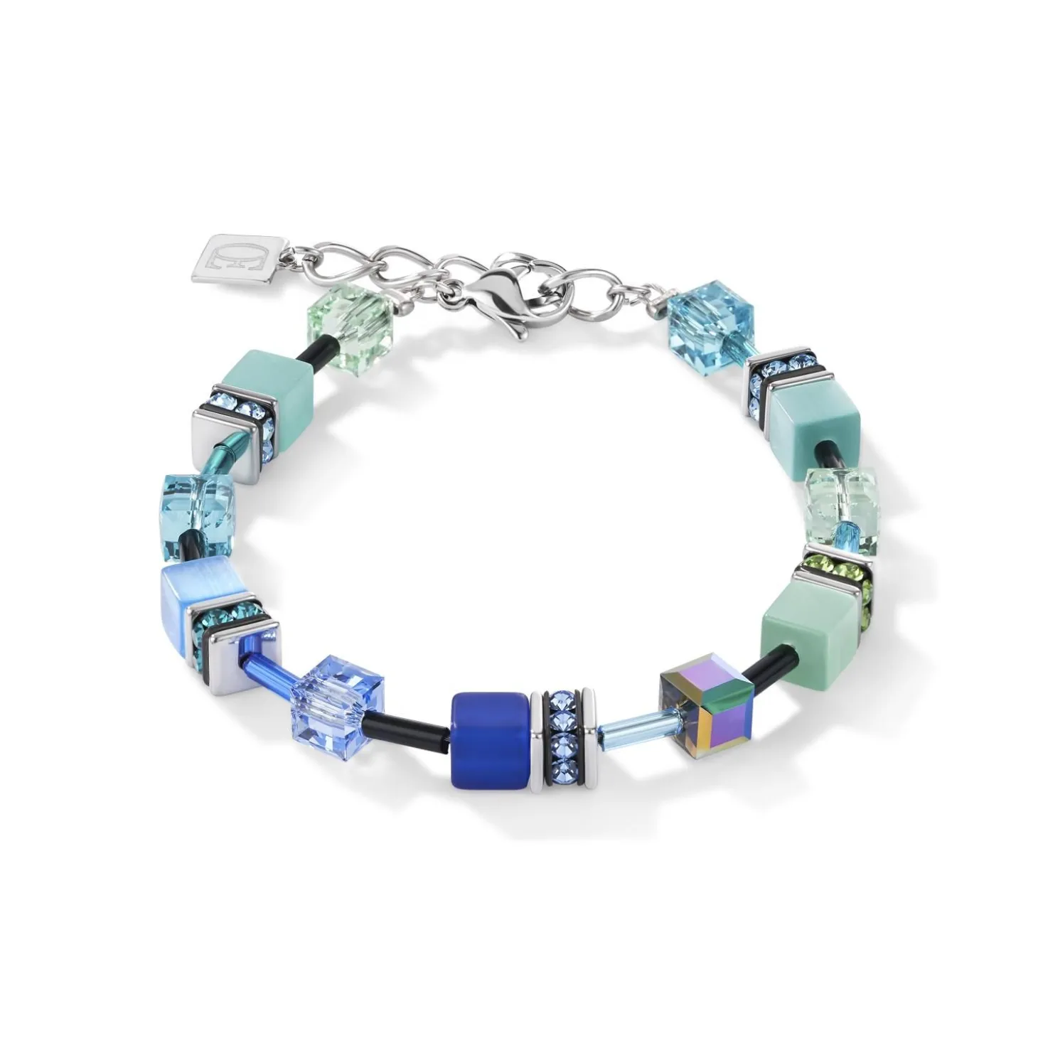 COEUR DE LION Geocube® Armbänder-Geocube® Armband Blau-Grün