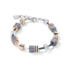 COEUR DE LION Geocube® Tone&In&Tone-Geocube® Armband Eisblau