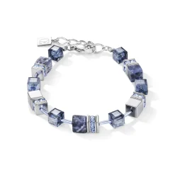 COEUR DE LION Geocube® Tone&In&Tone-Geocube® Armband Sodalith & Hämatit Blau