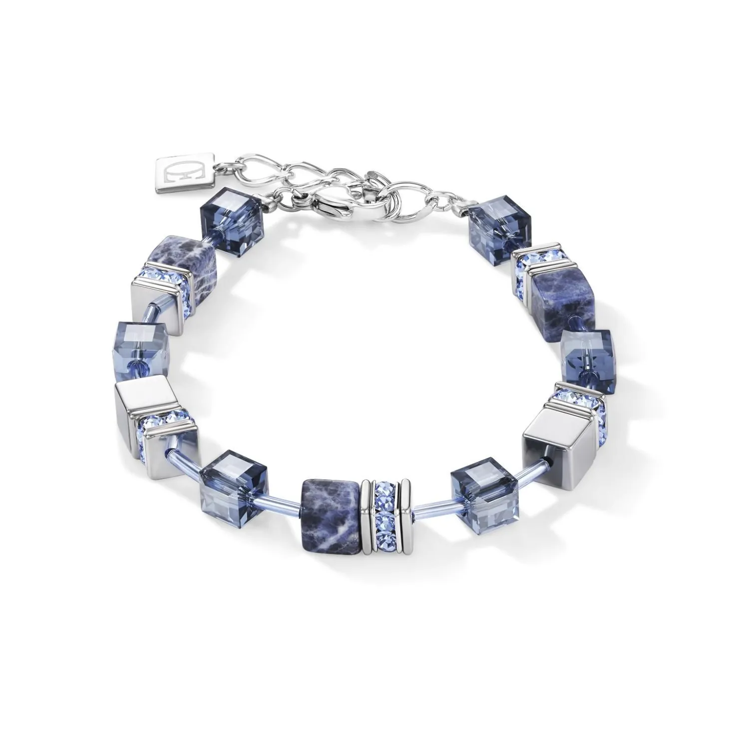 COEUR DE LION Geocube® Armbänder-Geocube® Armband Sodalith & Hämatit Blau