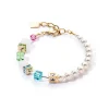 COEUR DE LION Perlenarmbänder-Geocube® Fusion Festliches Armband Mehrfarbig