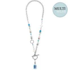 COEUR DE LION Multiwear-Halsketten-Geocube® Fusion Halskette Morgentau