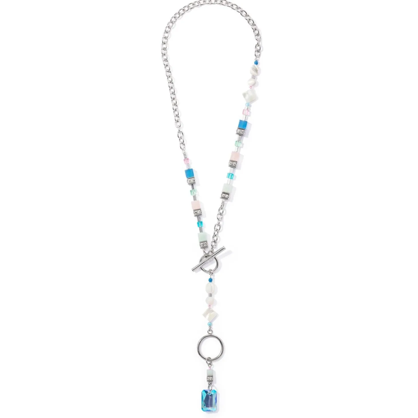 COEUR DE LION Multiwear-Halsketten-Geocube® Fusion Halskette Morgentau
