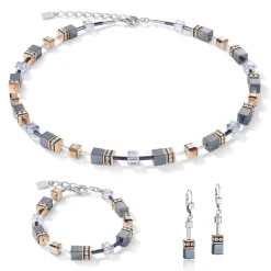 COEUR DE LION Geocube® Halsketten-Geocube® Halskette Eisblau