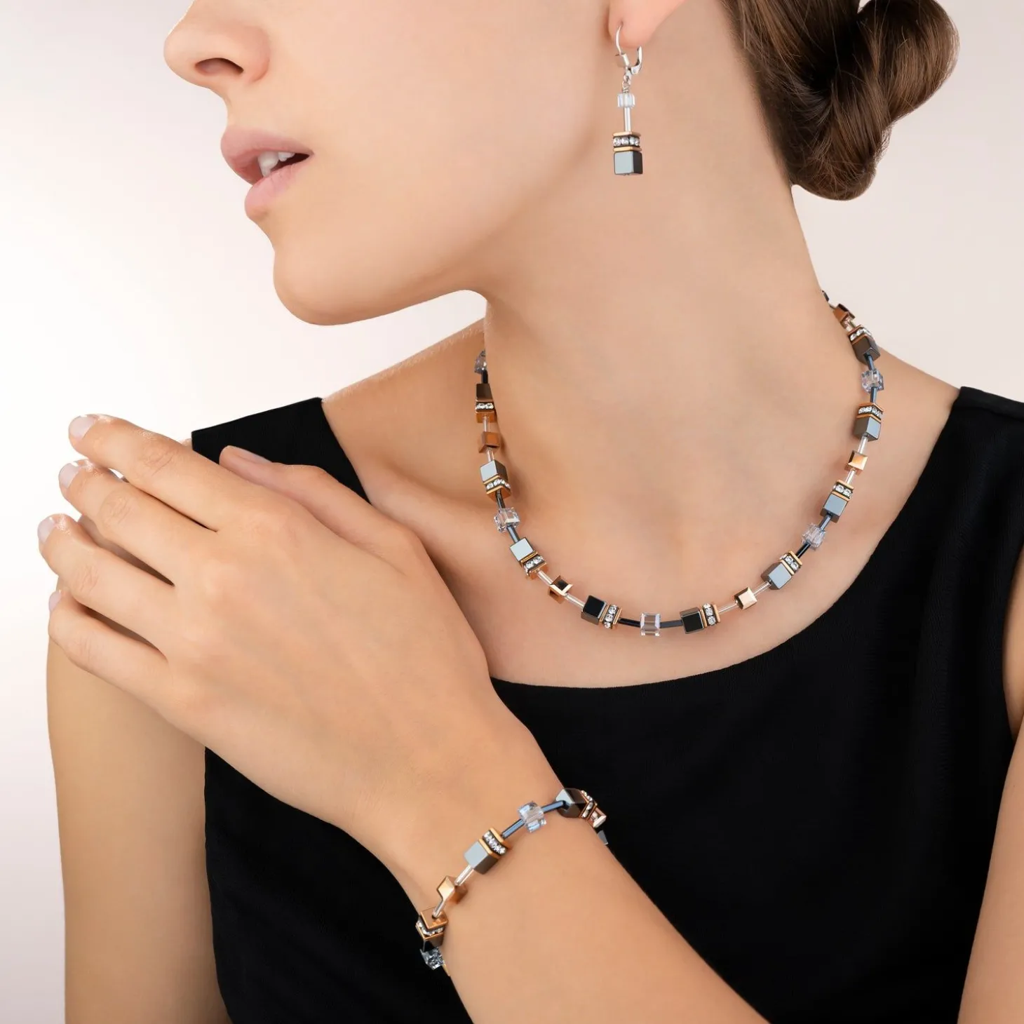 COEUR DE LION Geocube® Halsketten-Geocube® Halskette Eisblau