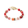 COEUR DE LION Geocube® Armbänder-Geocube® Iconic Armband Gold Rot