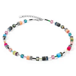 COEUR DE LION Geocube® Halsketten-Geocube® Iconic Halskette Mehrfarbig Fancy