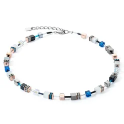 COEUR DE LION Geocube® Halsketten-Geocube® Iconic Halskette Capri Blue