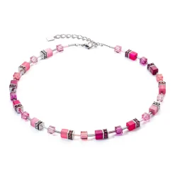 COEUR DE LION Geocube® Tone&In&Tone-Geocube® Iconic Halskette Viva Magenta