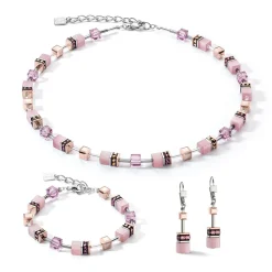 COEUR DE LION Geocube® Tone&In&Tone-Geocube® Iconic Monochrome Halskette Flieder