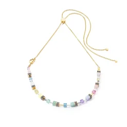 COEUR DE LION Geocube® Mehrfarbig-Geocube® Iconic Nature Chain Halskette Pastell