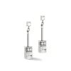 COEUR DE LION Ohrstecker-Geocube® Iconic Nature Kettenohrringe Weiß