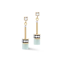 COEUR DE LION Geocube® Mehrfarbig-Geocube® Iconic Nature Kettenohrringe Pastell
