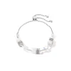 COEUR DE LION Hochzeit-Geocube® Iconic Nature Kettenarmband Weiß