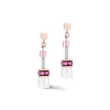 COEUR DE LION Geocube® Ohrringe-Geocube® Iconic Nature Ohrringe Rosa Weiß