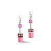 COEUR DE LION Geocube® Tone&In&Tone-Geocube® Iconic Ohrringe Viva Magenta