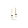 COEUR DE LION Ohrstecker-Geocube® Iconic Pearl Mix Ohrringe Gold-Weiß