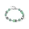 COEUR DE LION Geocube® Echtstein-Geocube® Iconic Precious Armband Grün