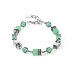 COEUR DE LION Geocube® Tone&In&Tone-Geocube® Iconic Precious Armband Grün