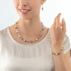 COEUR DE LION Geocube® Mehrfarbig-Geocube® Iconic Precious Armband Mehrfarbig Sanft