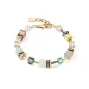 COEUR DE LION Echter Stein-Geocube® Iconic Precious Armband Mehrfarbig Sanft
