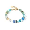 COEUR DE LION Geocube® Armbänder-Geocube® Iconic Precious Armband Grün-Türkis