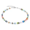 COEUR DE LION Geocube® Mehrfarbig-Geocube® Iconic Precious Halskette Multicolor Boho