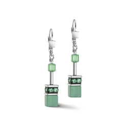 COEUR DE LION Ohrhänger-Geocube® Iconic Precious Ohrringe Grün