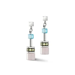 COEUR DE LION Ohrstecker-Geocube® Iconic Precious Ohrringe Mehrfarbig Boho