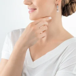 COEUR DE LION Ohrstecker-Geocube® Iconic Precious Ohrringe Mehrfarbig Boho