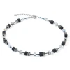 COEUR DE LION Geocube® Halsketten-Geocube® Iconic Precious Onyx Halskette Kristall-Schwarz