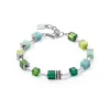 COEUR DE LION Geocube® Echtstein-Geocube® Iconic Pure Armband Grün