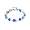 COEUR DE LION Geocube® Echtstein-Geocube® Iconic Pure Armband Blau