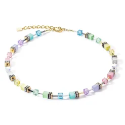 COEUR DE LION Geocube® Halsketten-Geocube® Ikonische sanfte mehrfarbige Halskette