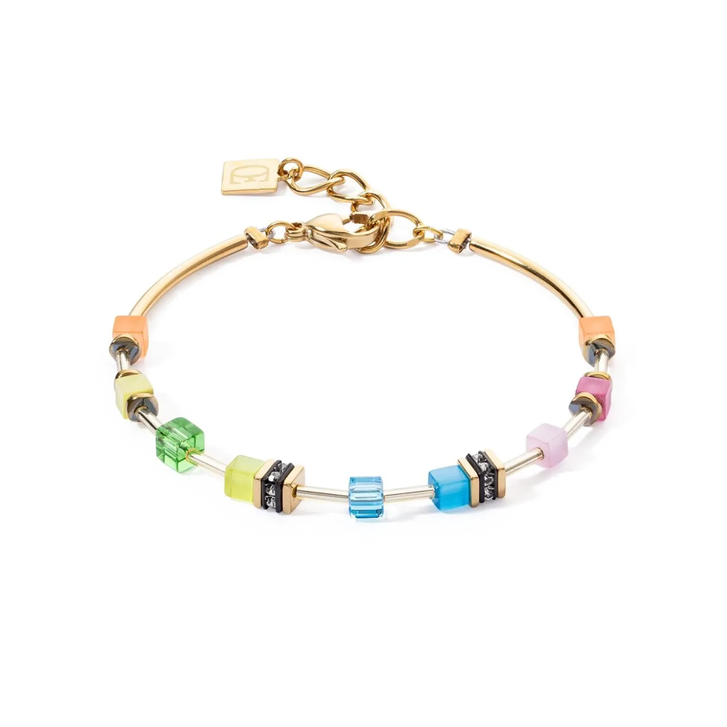 COEUR DE LION Geocube® Mehrfarbig-Geocube® Lite Mini Armband Regenbogen