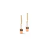 COEUR DE LION Geocube® Ohrringe-Geocube® Mini Fusion Pearls Ohrringe Apricot Crush