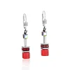 COEUR DE LION Geocube® Tone&In&Tone-Geocube® Ohrringe Rot