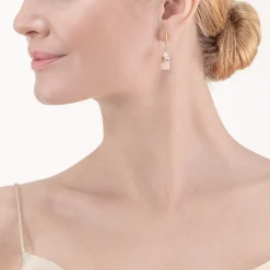 COEUR DE LION Edelsteinohrringe-Geocube® Precious Fusion Pearls Ohrringe Mehrfarbig Pastell