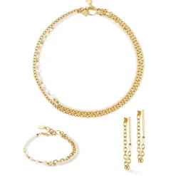 COEUR DE LION Perlenketten-Halskette Kette & Pearl Fever Weißgold