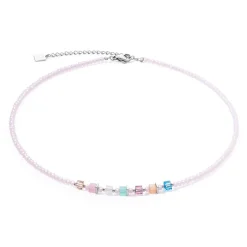 COEUR DE LION Fröhliche Farben-Joyful Colors Halskette Rosa-Mehrfarbig